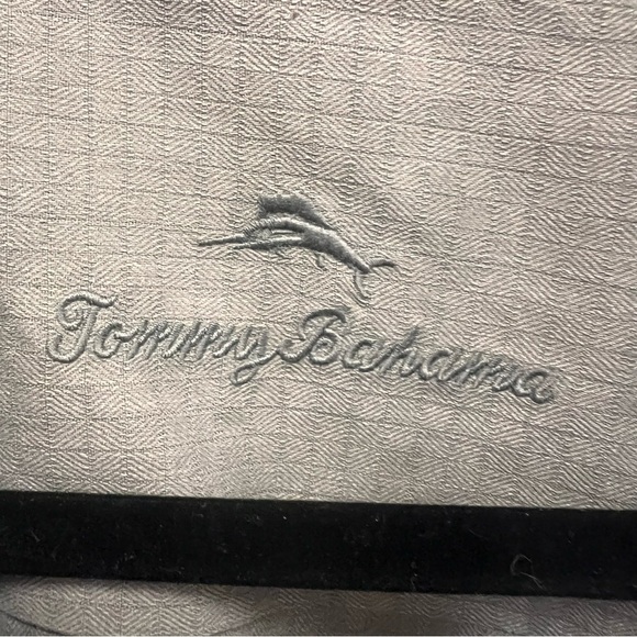 NWT Tommy Bahama Coastal Breeze Check Dockside Grey Island Zone Button Down 3XLT - Picture 4 of 12